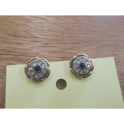PAIRE DE CLIPS SAPHIR