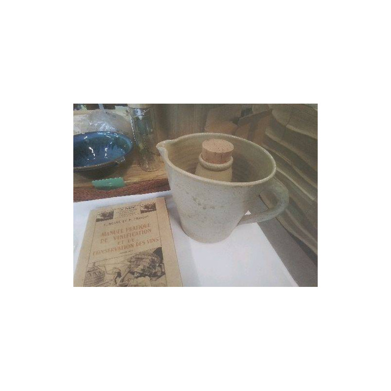 RAFRAICHISSEUR POTERIE BEIGE AVEC BOUCHON