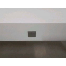 TABLE BASSE EXT ALU VERRE BLANC SIFAS 100 X 100+ HOUSSE 