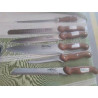 LOT 6 COUTEAUX PRADEL DONT AFFUTEUR MANCHE BOIS