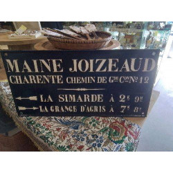 PLAQUE DE COCHER