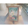 MIROIR TECK DÉCOR FEMME INDO