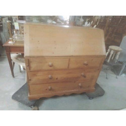 SECRETAIRE PIN CIRE 110*43 CM