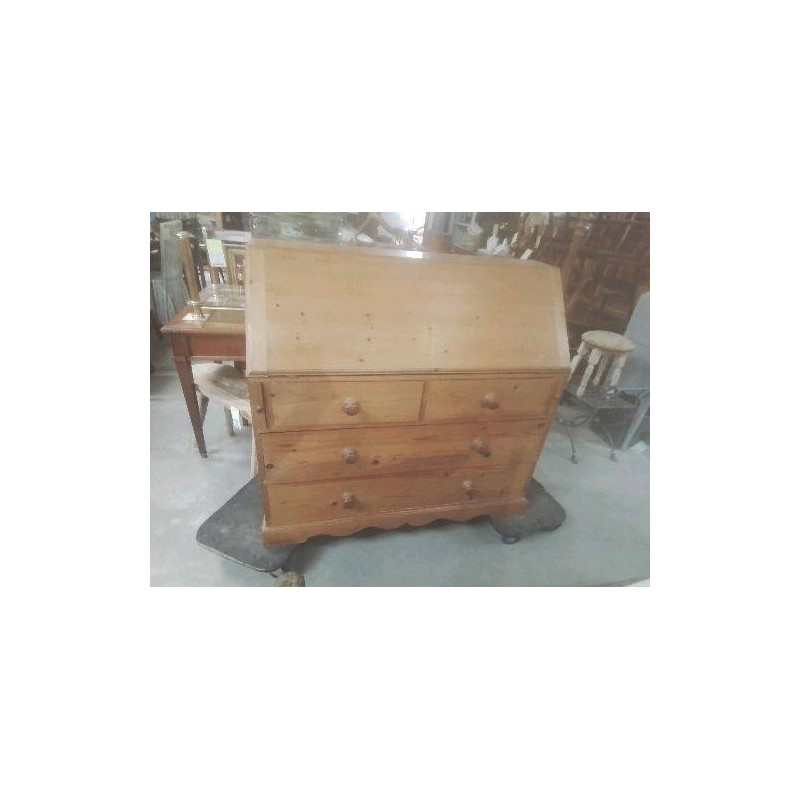 SECRETAIRE PIN CIRE 110*43 CM