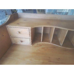 TABLE BUREAU PIN CIRE 110*56 CM