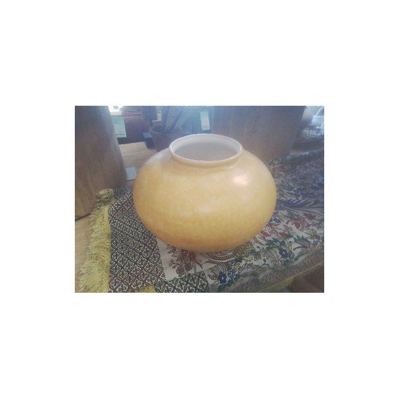 POT / VASE ROND JAUNE GM