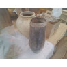 VASE HAUT GRIS BORD IRRÉGULIER CERAMJARDIN ULYSSE