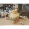 PIED DE LAMPE JAUNE CERAMIQUE GM