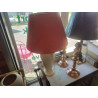 LAMPE PIED CREME ABJ ROUGE