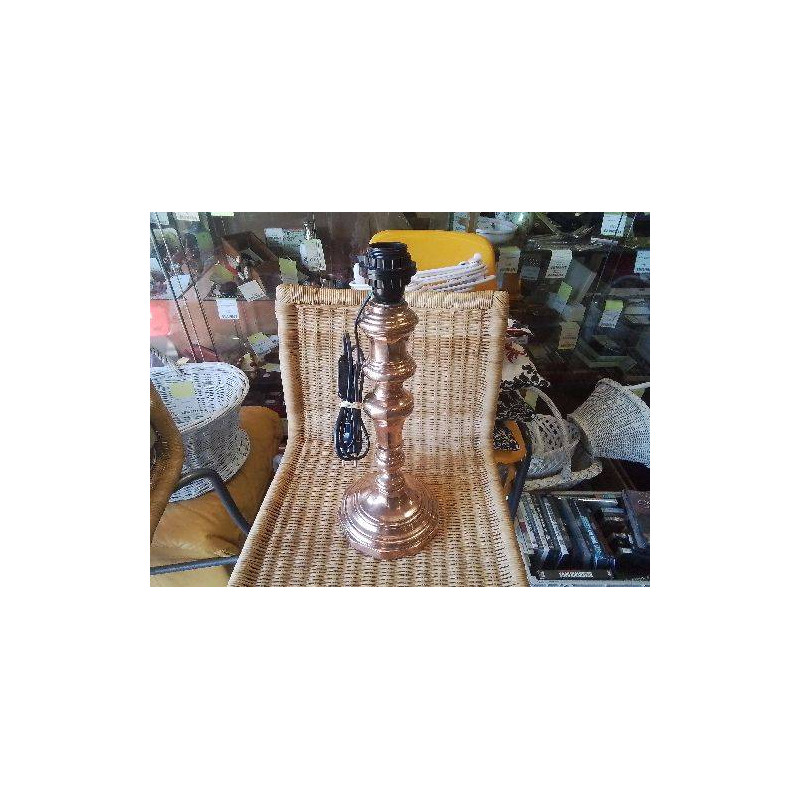 PIED DE LAMPE CHANDELIER ANCIEN CUIVRE