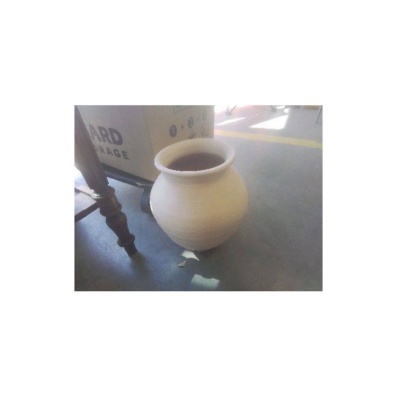 VASE GM POTERIE PEINTE
