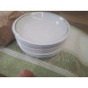 LOT 8 ASSIETTES CREUSES BERRY LISERE ARGENTÉ 