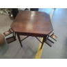 TABLE DE BRIDGE MARQUETEE 