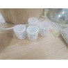 LOT 4 TASSES À CAFÉ TOQUE CUIVRÉE 