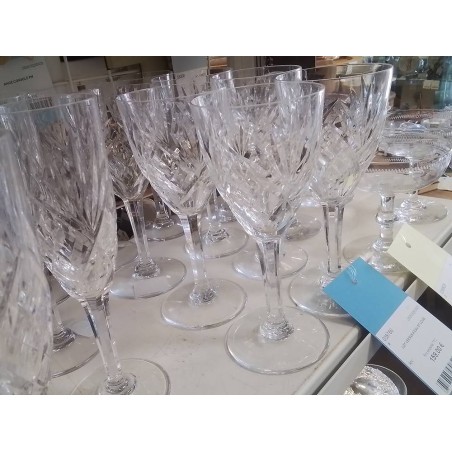 LOT VERRES A EAU ST LOUIS