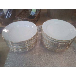 12 ASSIETTES PLATES OU...