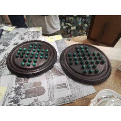 JEU SOLITAIRE BILLES MALACHITE
