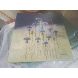 PEINTURE BLEUETS TABLEAU...