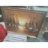 PEINTURE BATEAUX MOREAU GM COUCHER SOLEIL