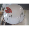 LOT 8 ASSIETTES CREUSES COQUELICOT