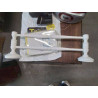 PORTE SERVIETTE BOIS PEINT BLCHE