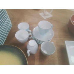 LOT 5 TASSES SOUCOUPES...