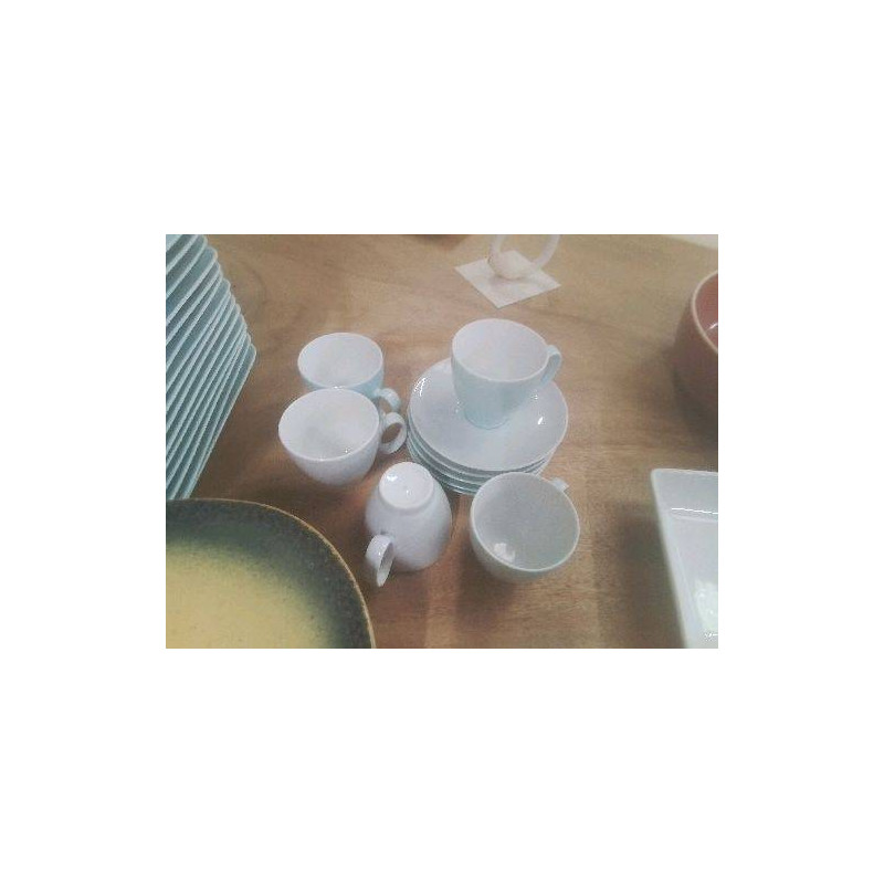 LOT 5 TASSES SOUCOUPES G.DEGRENNE MODULO