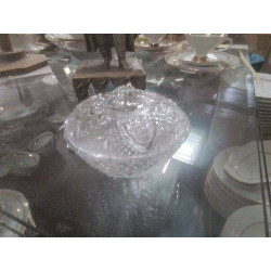 BONBONNIÈRE SCULPTÉE VERRE
