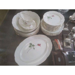 ENS VAISSELLE DECOR ROSIER TRIESTE