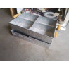 TIROIRS A 4 CASIERS ZINC PLATEAU