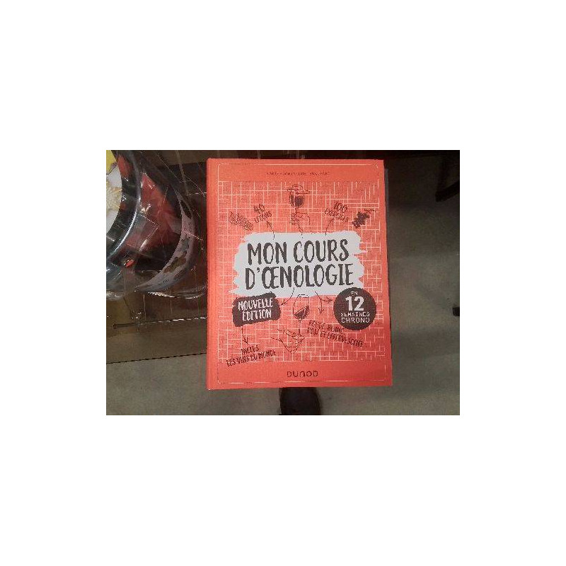 LIVRE MON COURS D’ŒNOLOGIE 