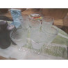 LOT 6 COUPES A GLACE ANCIENNES EN VERRE MOULÉ TRANSPARENT