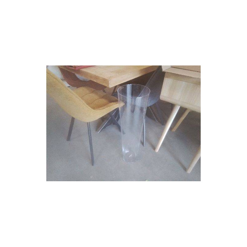 VASE TUBE ÉVASÉ TGM VERRE