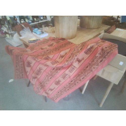 NAPPE PLAID MOTIF PERUVIEN...