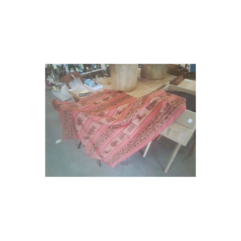 NAPPE PLAID MOTIF PERUVIEN ENV 236X110