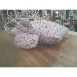 COUSSIN ARTISANAL RIGOLO HIPPOPOTAME