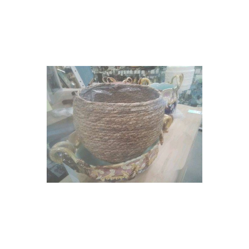 CACHE POT FIBRES NATURELLES