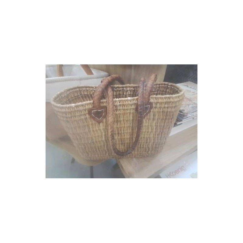 SAC RAPHIA PM ANSES CUIR 