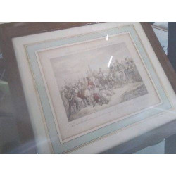 GRAVURE COLORÉE NAPOLÉON 