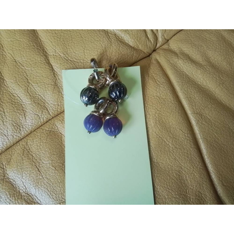 PAIRE DE BOUCLES D OREILLES AGATHA VINTAGE 2+2