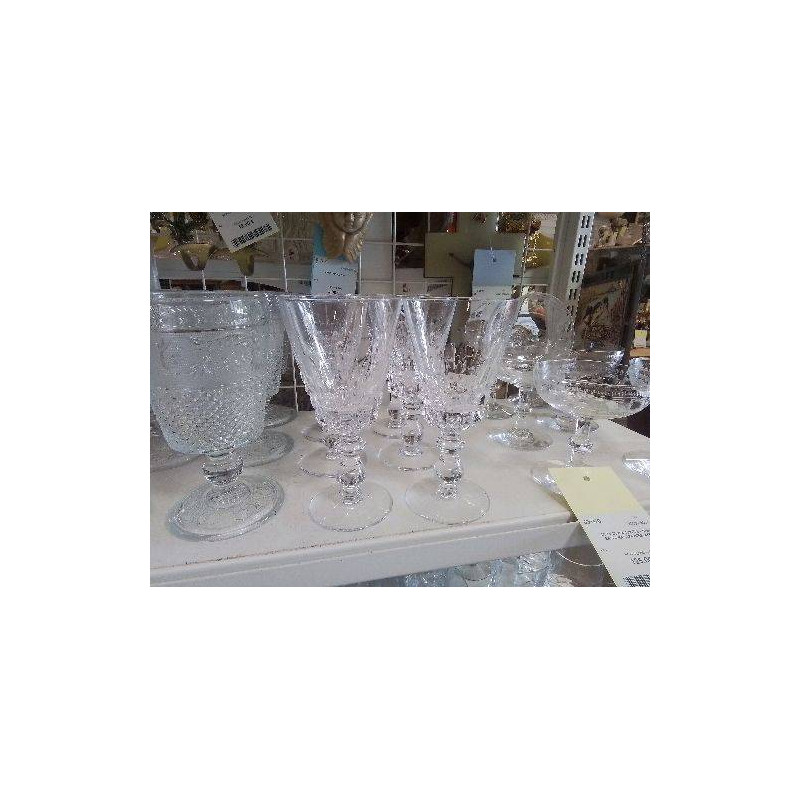 LOT DE 6 VERRES ANC CRISTAL DE PORTIEUX