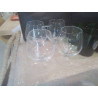 LOT 4 VERRES CRISTAL COGNAC