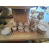 SERVICE A CAFÉ ET DESSERT IRISÉ LA ROUE VALLAURIS 26 PIECES