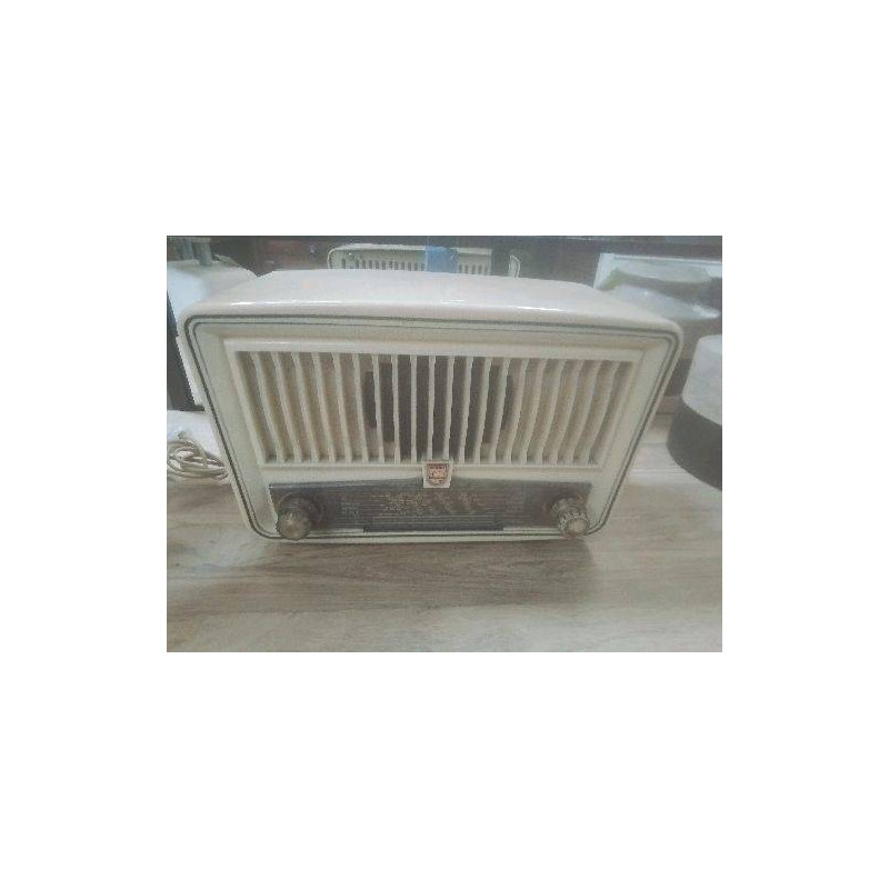 POSTE RADIO VINTAGE BEIGE PHILIPS POUR DECO