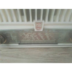 POSTE RADIO VINTAGE BEIGE PHILIPS POUR DECO
