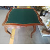 TABLE DE JEUX  CONSOLE ACAJOU EN L ETAT