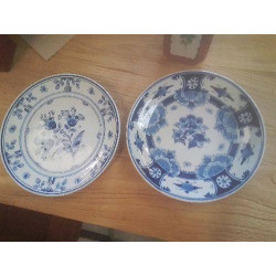 DUO ASSIETTES DELFT PM