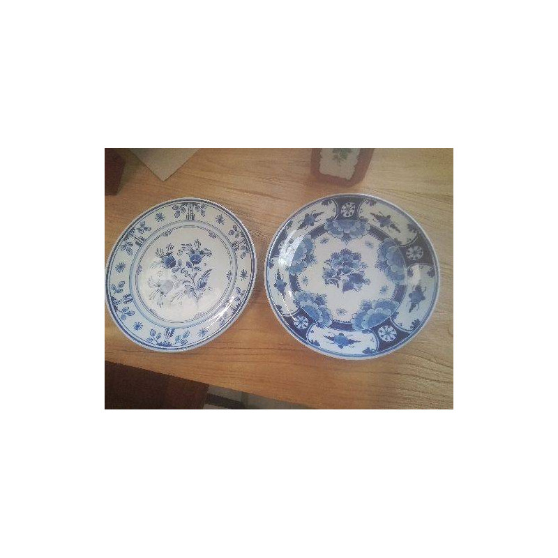 DUO ASSIETTES DELFT PM