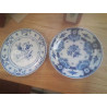DUO ASSIETTES DELFT PM
