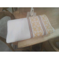 NAPPE BLC JAUNE MARRON 